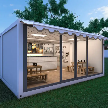 restaurant container 20ft-layout customized